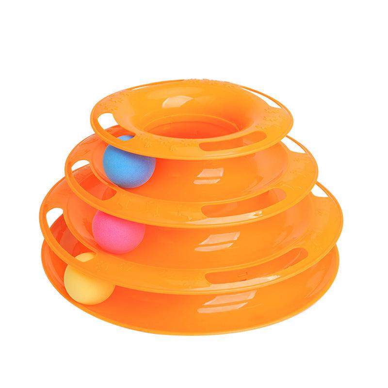 Interactive Cat Ball Tower Tracks Toy - Fun And Engaging Playtime For Your Feline Friend
