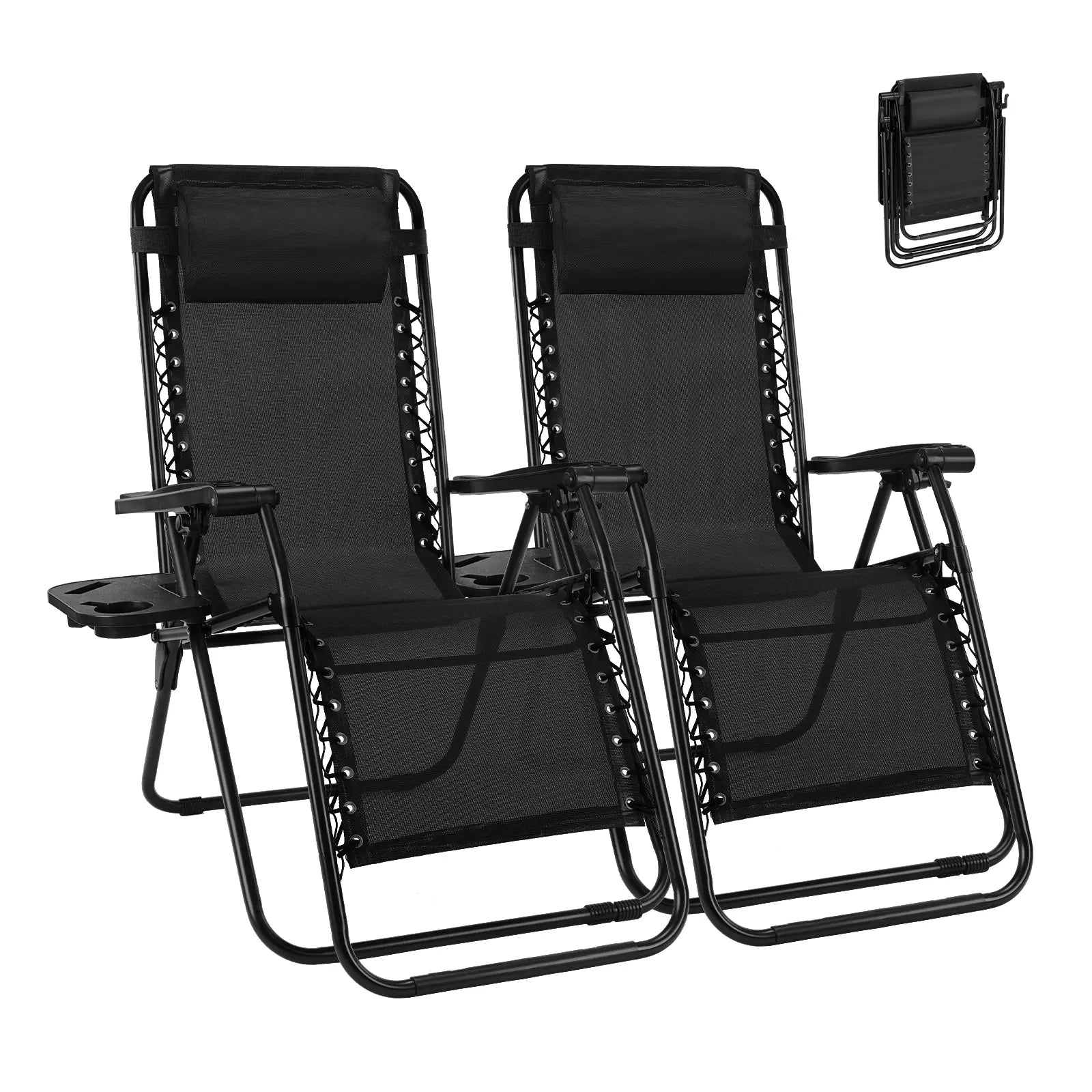 Set of 2 Zero Gravity Chairs