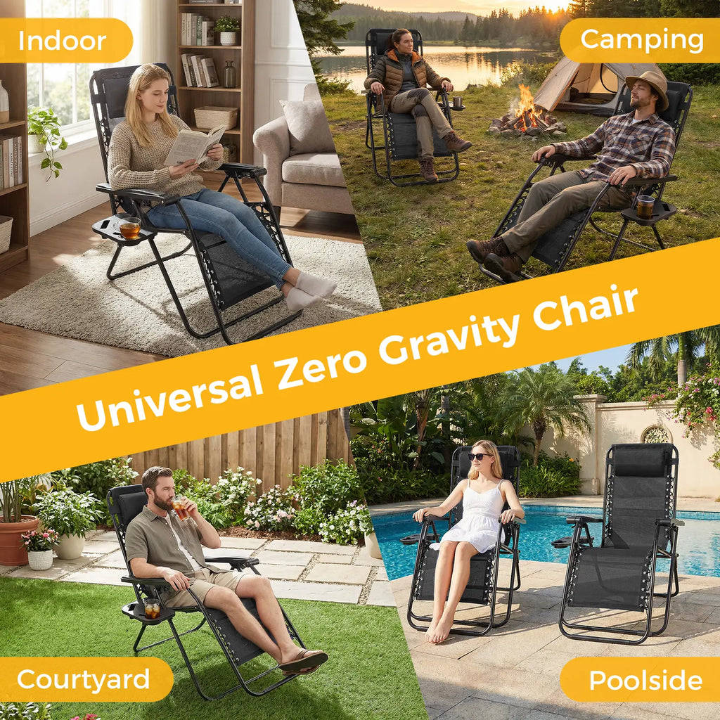Set of 2 Zero Gravity Chairs