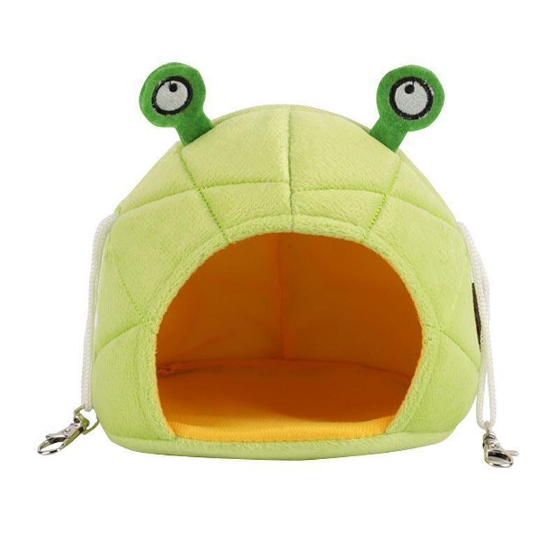 Cozy Cotton Haven - Hanging Hammock For Small Pets
