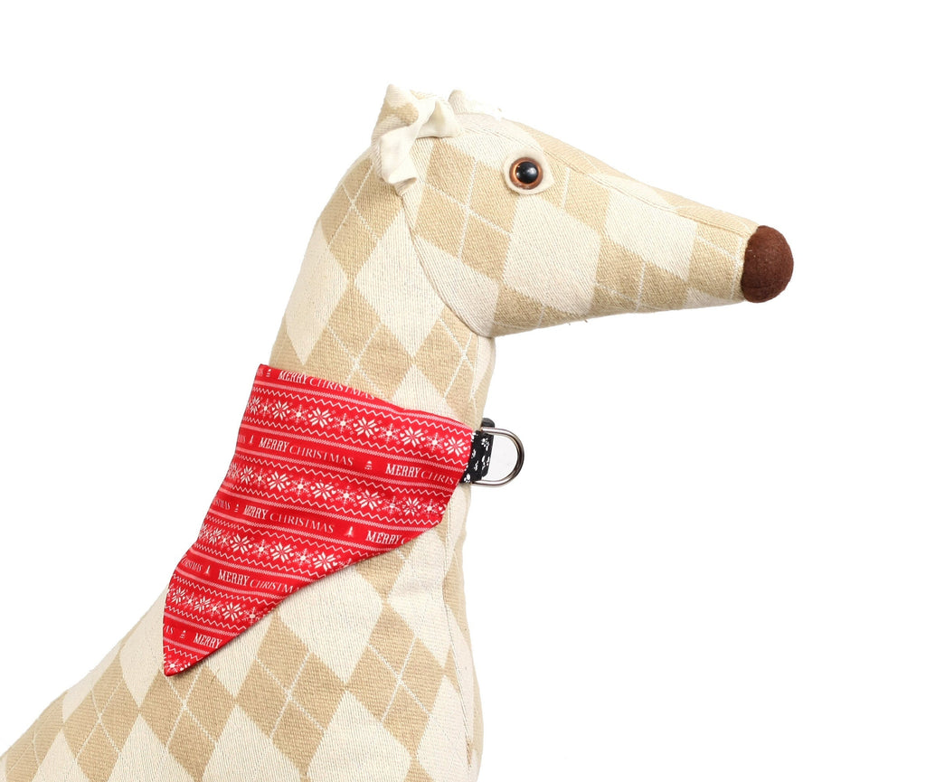 Écharpe de Noël rouge et blanche pour animaux de compagnie